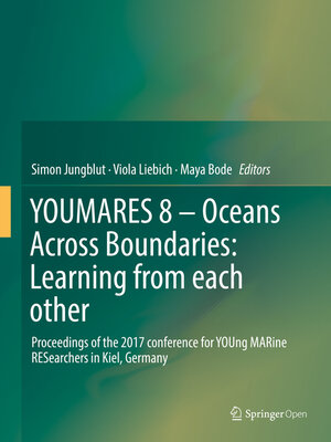 cover image of YOUMARES 8 – Oceans Across Boundaries
